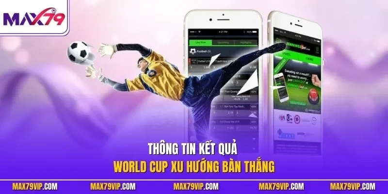 Thông tin kết quả World Cup xu hướng bàn thắng